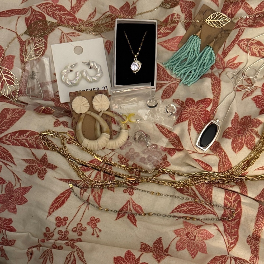 Gold and Silver Jewelry Set